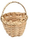 Cesto in vimini con manico Ø 5,3 cm per presepe Mondo Presepi