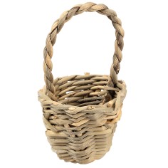 copy of Wicker basket with handle Ø 5.3 cm for Mondo nativity scene 2
