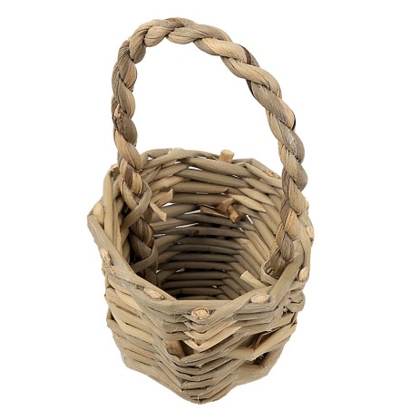 Copia de Cesta de mimbre con asa Ø 5,3 cm para pesebre Mundo