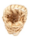 Wicker basket with handle Ø 1.2x1.5 cm