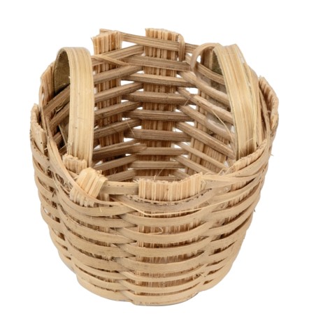 Wicker basket with handle Ø 1.2x1.5 cm for Mondo nativity scene