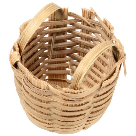 Wicker basket with handle Ø 1.2x1.5 cm for Mondo nativity scene