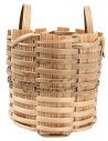 Wicker basket with handle Ø 4 cm