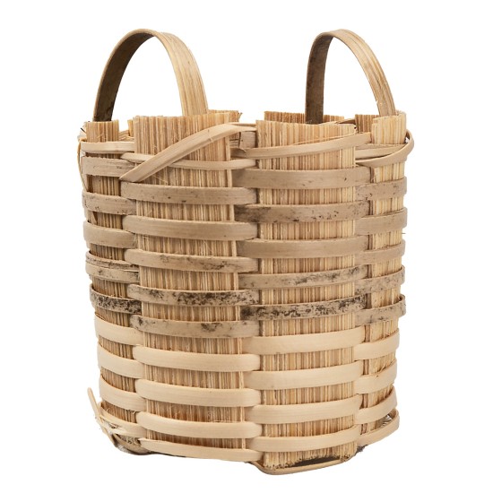 copy of Wicker basket with handle Ø 3 cm for Mondo nativity scene