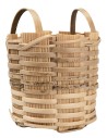 Wicker basket with handle Ø 4 cm