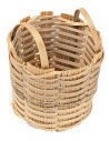 Wicker basket with handle Ø 4 cm