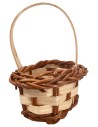Wicker basket with handle 6 cm high
