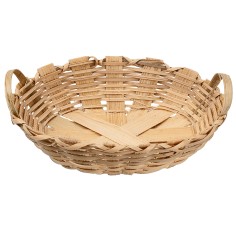 Wicker basket with handle cm 10.3x7.2x4 h for Mondo nativity scene