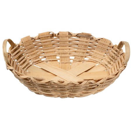 Wicker basket with handle cm 10.3x7.2x4 h for Mondo nativity scene