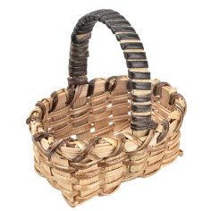 Copia de Cesta de mimbre con asa 7,7 h para belén Mundo