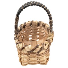 copy of Wicker basket with handle 7.7 h for Mondo nativity scene 2
