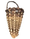 Wicker backpack cm 3x2.5x6.6 h nativity scene miniatures