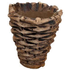 Cesta de mimbre cm 3x2,5x6,6 h miniaturas para pesebre 2