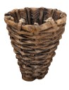 Wicker basket cm 3x2.5x3.5 h nativity scene miniatures