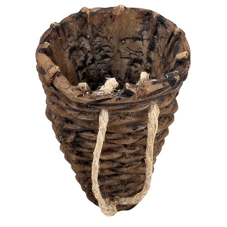 copy of Wicker Basket cm 3x2.5x3.5 h nativity scene accessories for