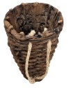 Wicker basket cm 3x3.5x4.5 h nativity scene miniatures