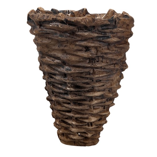 copy of Wicker Basket cm 3x2.5x3.5 h nativity scene accessories for