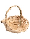 Cesta de mimbre con asa cm 4,5x4,2x4,5 h para belén Mundo