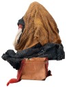 Donna in posizione seduta serie 12 cm in terracotta con abiti