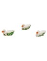 Set of three geese cm 1.7x1.1 h