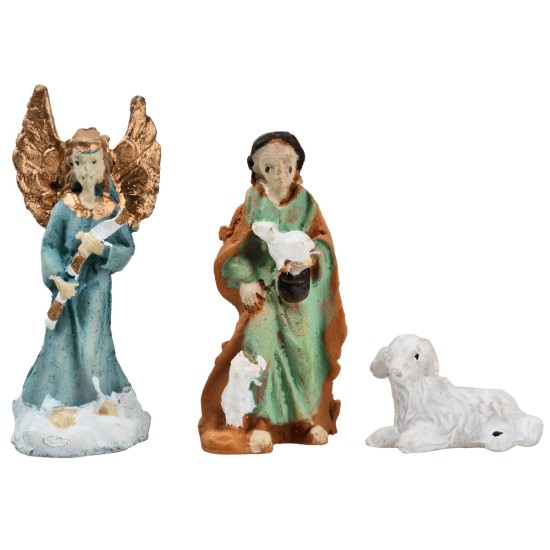 Conjunto Natividad 3 cm 11 figuras para belén para belén Mundo