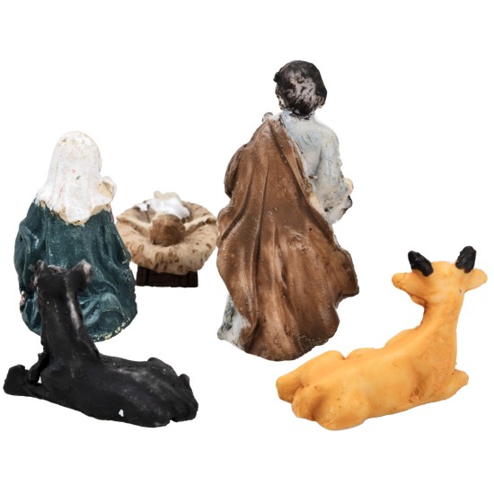 Conjunto Natividad 3 cm 11 figuras para belén para belén Mundo