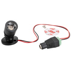 Adjustable spotlight with warm white light for nativity scene