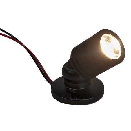 Faretto a spot orientabile con luce bianca calda per presepe