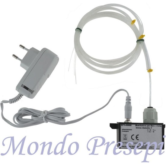 Illuminator with 30 beam fiber optics power supply included