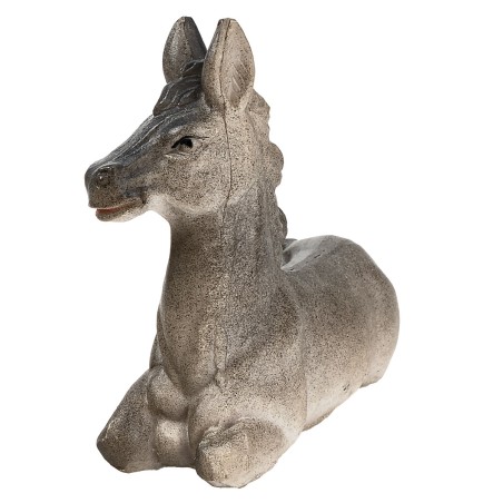 Conjunto de buey y burro sentados serie 12 cm para belén Mondo Presepi