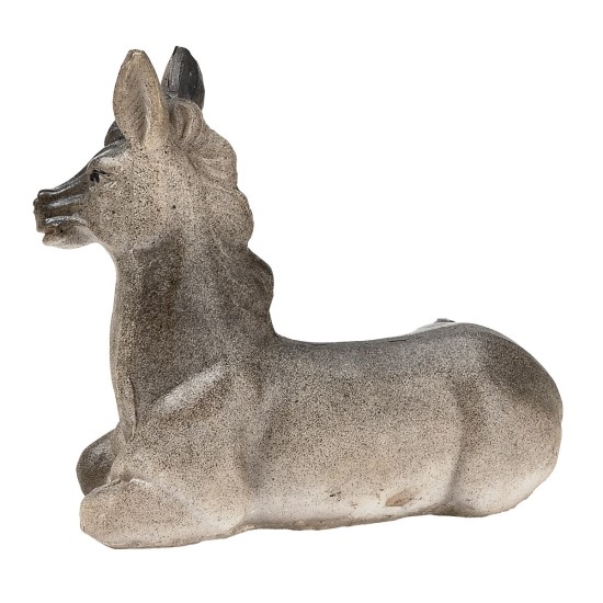 Set ox and donkey seated series 12 cm for nativity scene Mondo Presepi