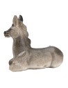 Set ox and donkey seated series 12 cm for nativity scene Mondo Presepi