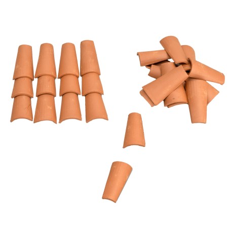 Terracotta tiles 50x23x6 mm in bags for Mondo nativity scene