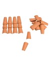 Tiles 50x23x6 mm in terracotta pack of 25 pieces