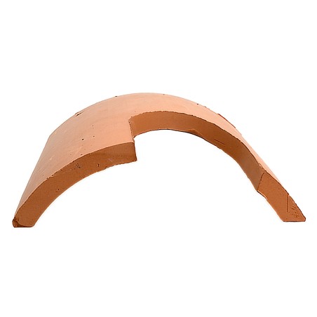 Tegola con porta in terracotta 22 cm per presepe Mondo Presepi