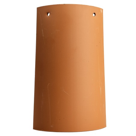 Tegola con fori in terracotta h 22 cm per presepe Mondo Presepi