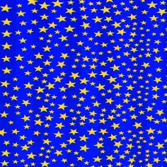 Carta cielo estrellado metalizado 5x1 m para belén Mondo