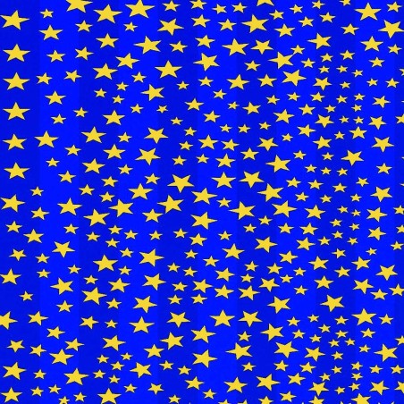 Metallic starry sky card 5x1 m for Mondo nativity scene