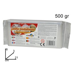 Pasta moldeable blanca 500g