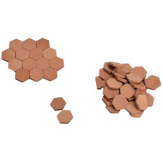 copy of Square floor h 1.9x1.9 cm in terracotta in bags