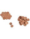 Hexagonal floor 19X19 mm bag of 50 pieces