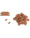 Piastrelle in cotto 18x18 mm busta da 100 pezzi