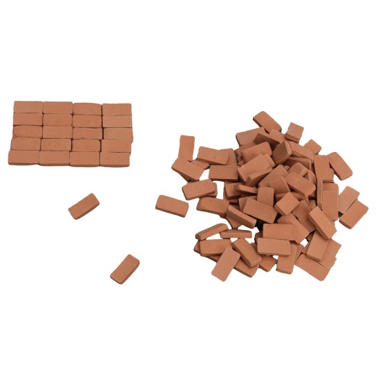 Piastrelle in cotto 18x18 mm busta da 100 pezzi