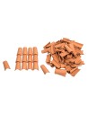 Coppi in terracotta presepe mm 23x44 busta 100 pz