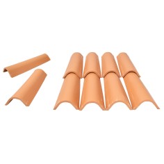Terracotta tiles for nativity scene or decoupage cm 11.7x4.3x2