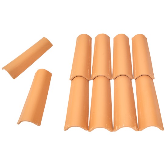 Coppi in terracotta presepe o decoupage cm 11,7x4,3x2 h 10 pz
