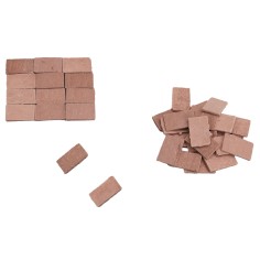 Pavimento rectangular mm 24x14 disponible en bolsas de