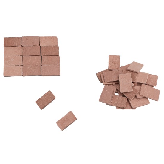 Pavimento rectangular mm 24x14 disponible en bolsas de