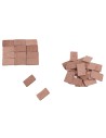 Pavimento rettangolare mm 24x14 disponibile in buste da