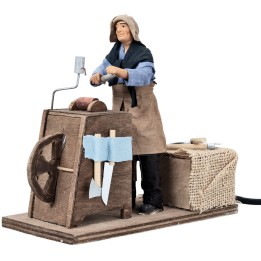 Knife grinder h 17.5 cm in motion